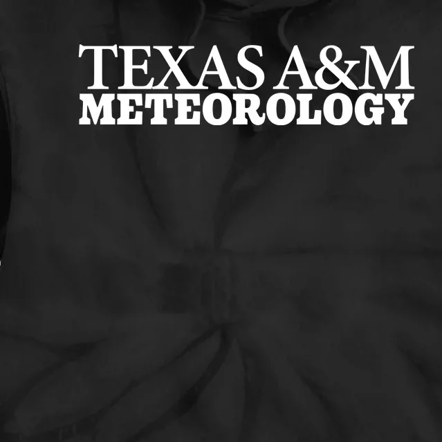 Ariana Elena Castillo Wearing Texas Meteorology Tie Dye Hoodie