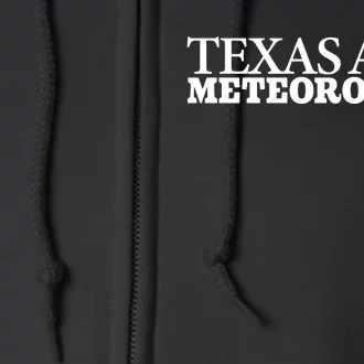 Ariana Elena Castillo Wearing Texas Meteorology Full Zip Hoodie