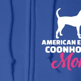 American English Coonhound Mom Great Gift Full Zip Hoodie