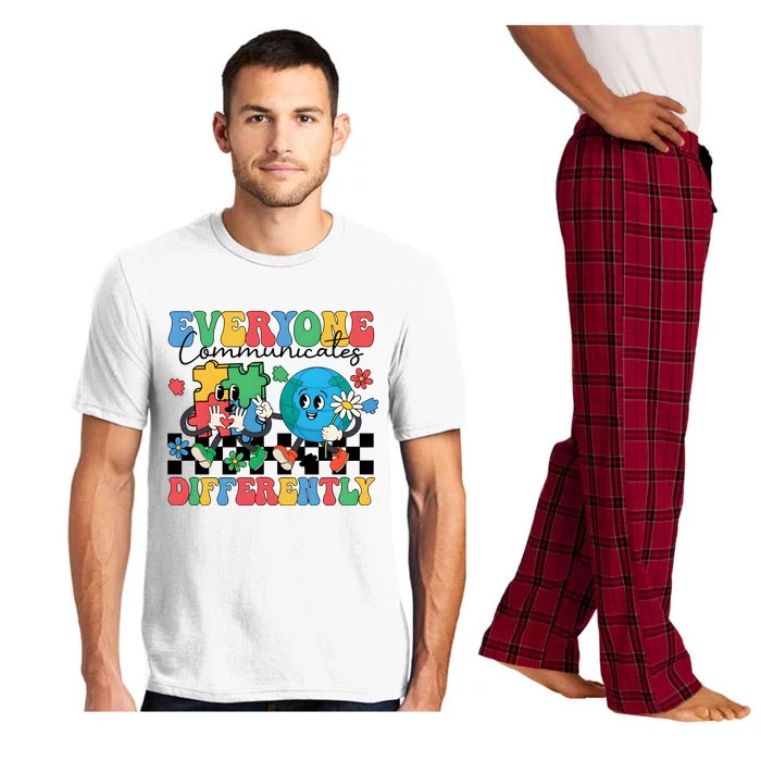 Autism Everyone Communicates Differently Pajama Set