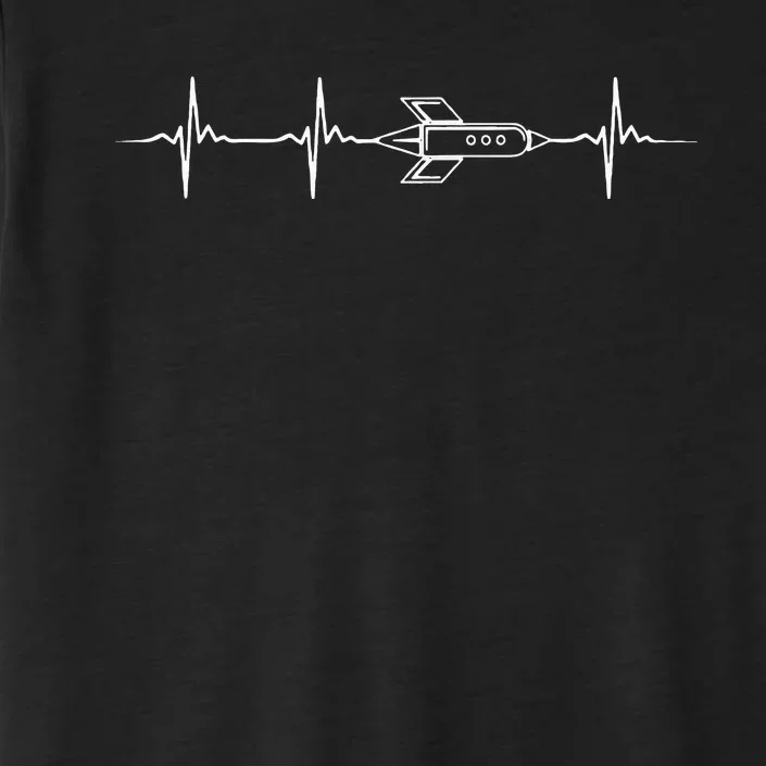 Aerospace Engineering Design Great Rocket Heartbeat ChromaSoft Performance T-Shirt