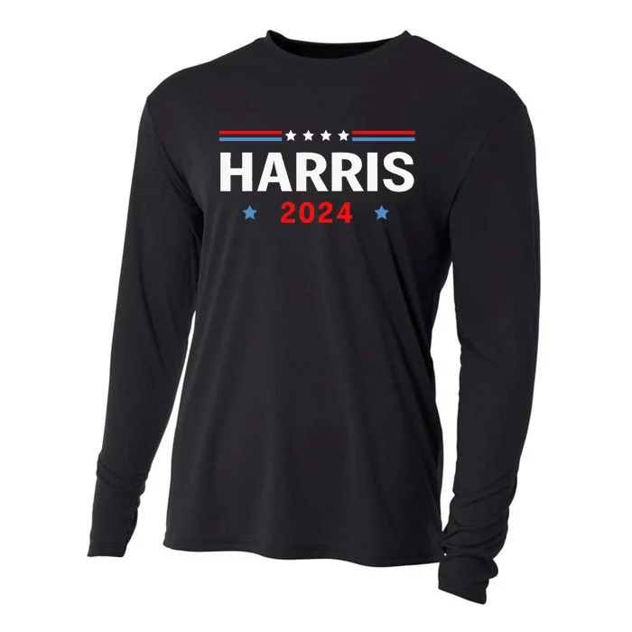 America Election Democrats Vote Kamala Harris 2024 President Cooling Performance Long Sleeve Crew