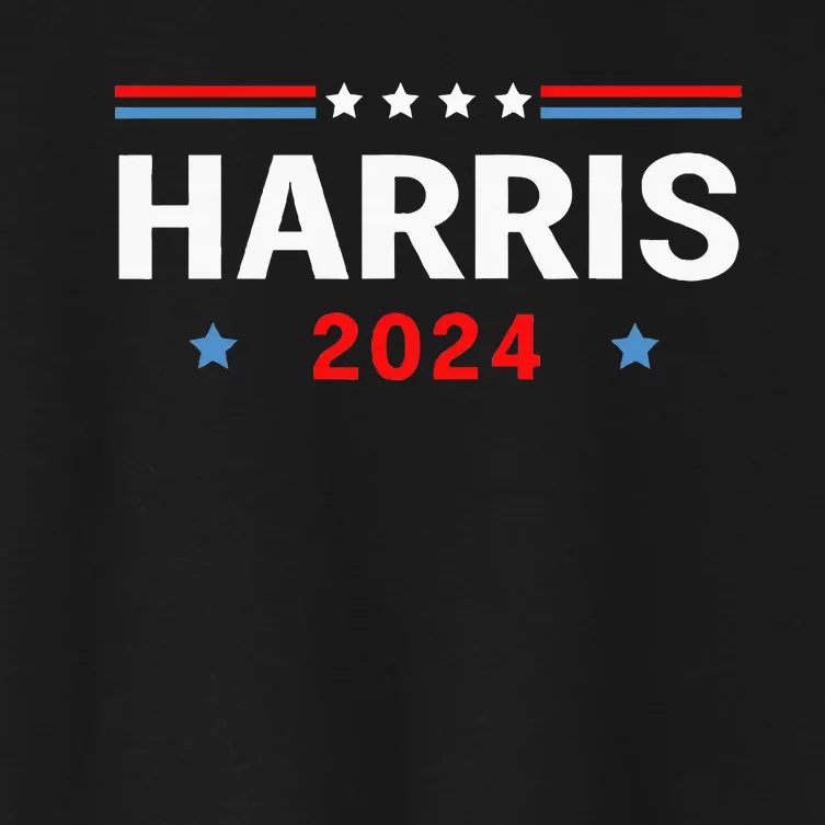 America Election Democrats Vote Kamala Harris 2024 President Women's Crop Top Tee