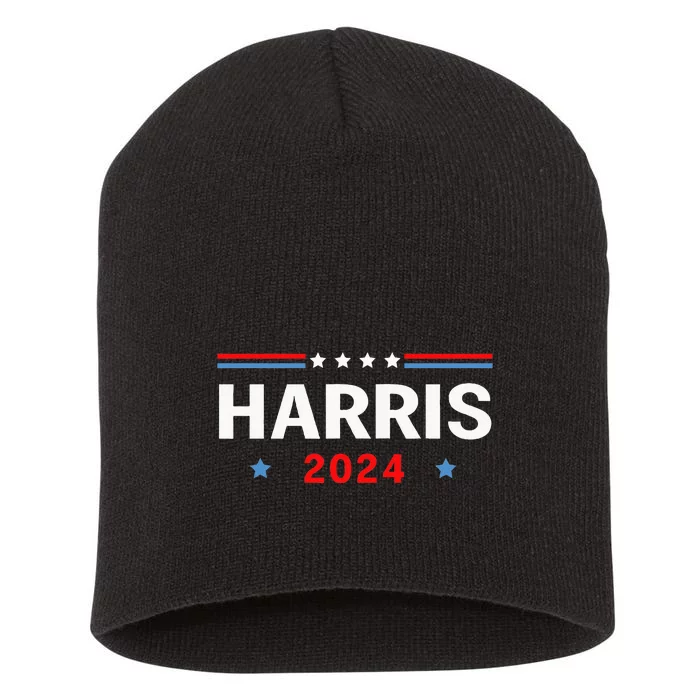 America Election Democrats Vote Kamala Harris 2024 President Short Acrylic Beanie