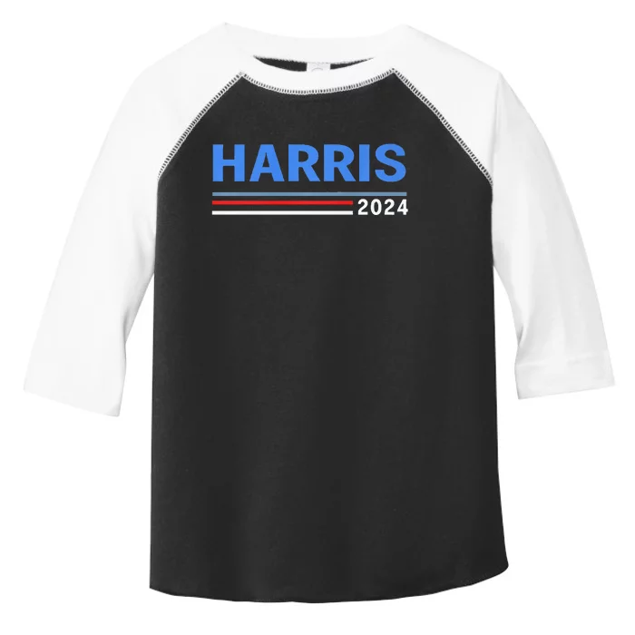 America Election Democrats Vote Harris 2024 President Toddler Fine Jersey T-Shirt