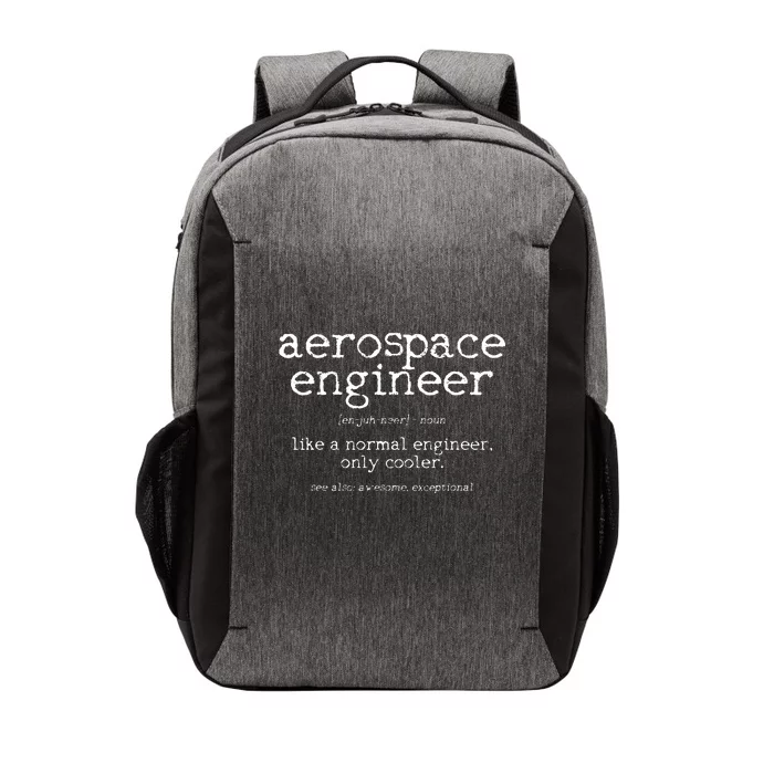 Aerospace Engineer Definition Funny Engineering Gift Vector Backpack