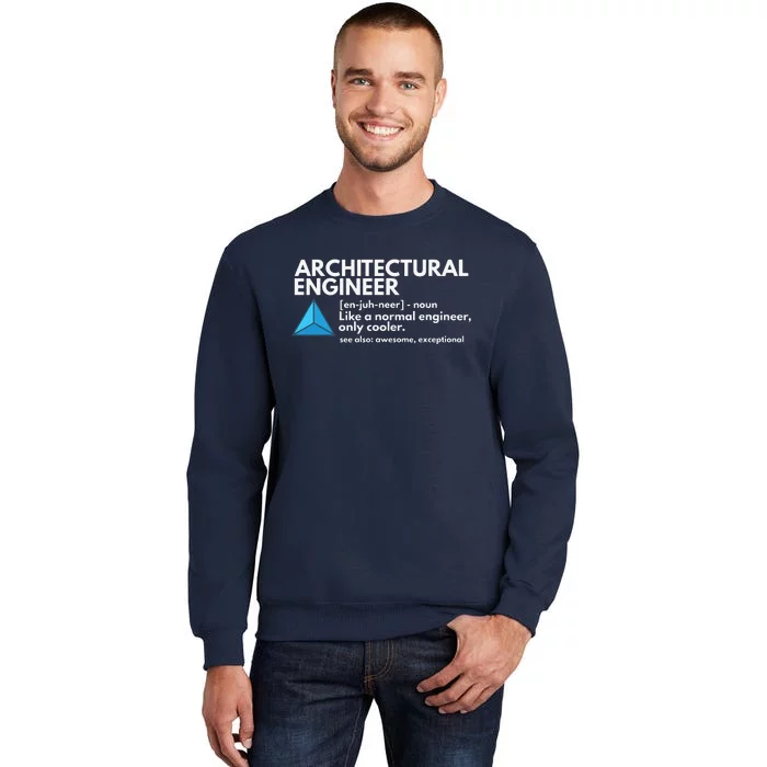 Architectural Engineer Definition Funny Engineering Sweatshirt