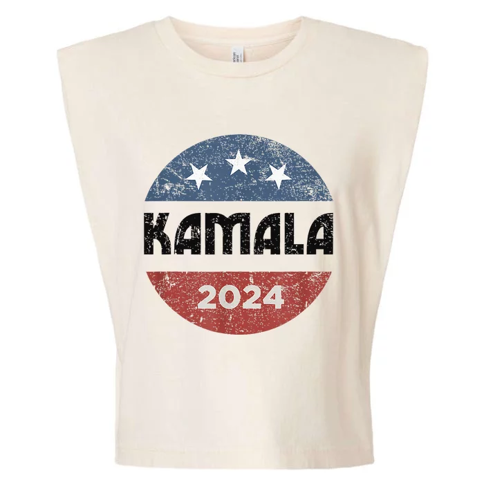 America Election Democrats Vote Harris 2024 President Garment-Dyed Women's Muscle Tee