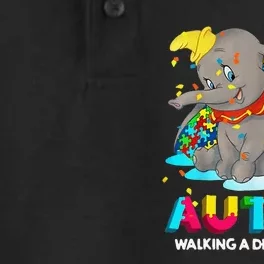 Autism Elephant Dumbo Walking A Different Path Autism Dry Zone Grid Performance Polo