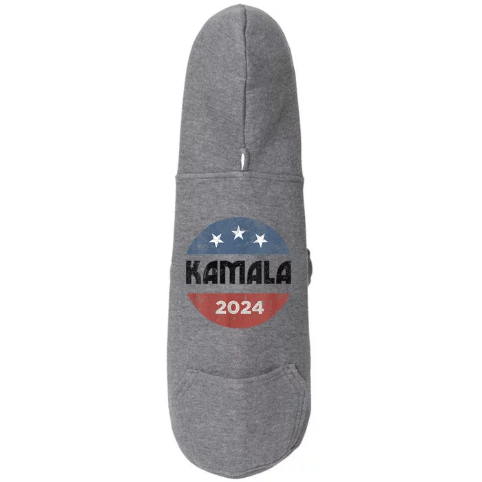 America Election Democrats Vote Harris 2024 President Doggie 3-End Fleece Hoodie