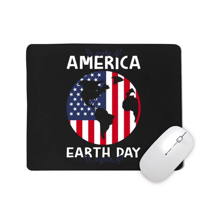 America Earth Day Mousepad