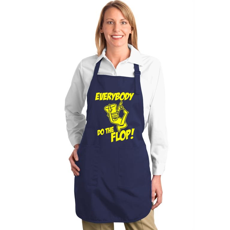 ASDF EVERYBODY DO THE FLOP Full-Length Apron With Pockets