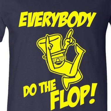 ASDF EVERYBODY DO THE FLOP V-Neck T-Shirt