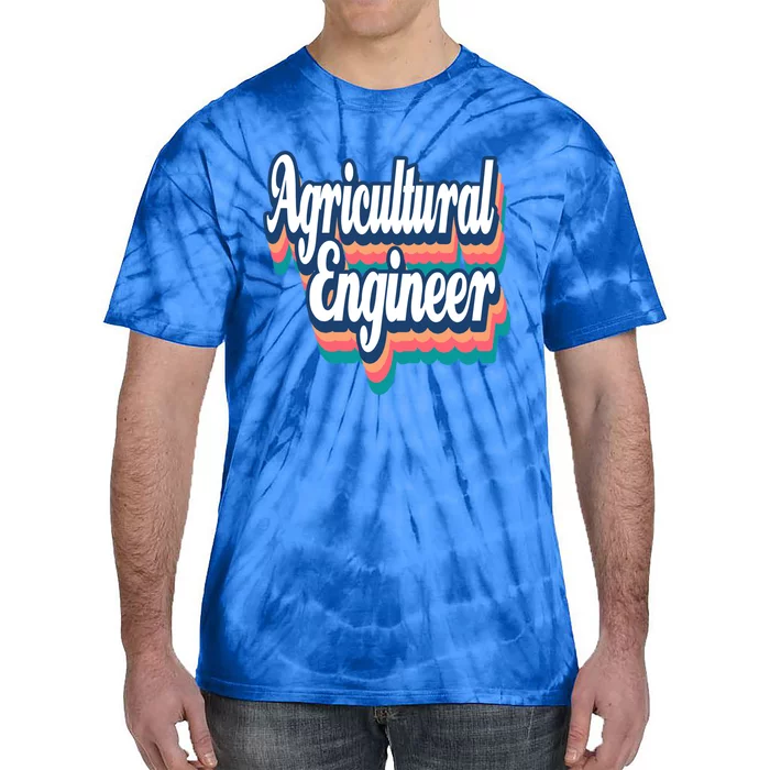 Agricultural Engineer Engineering Major Retro Gift Tie-Dye T-Shirt