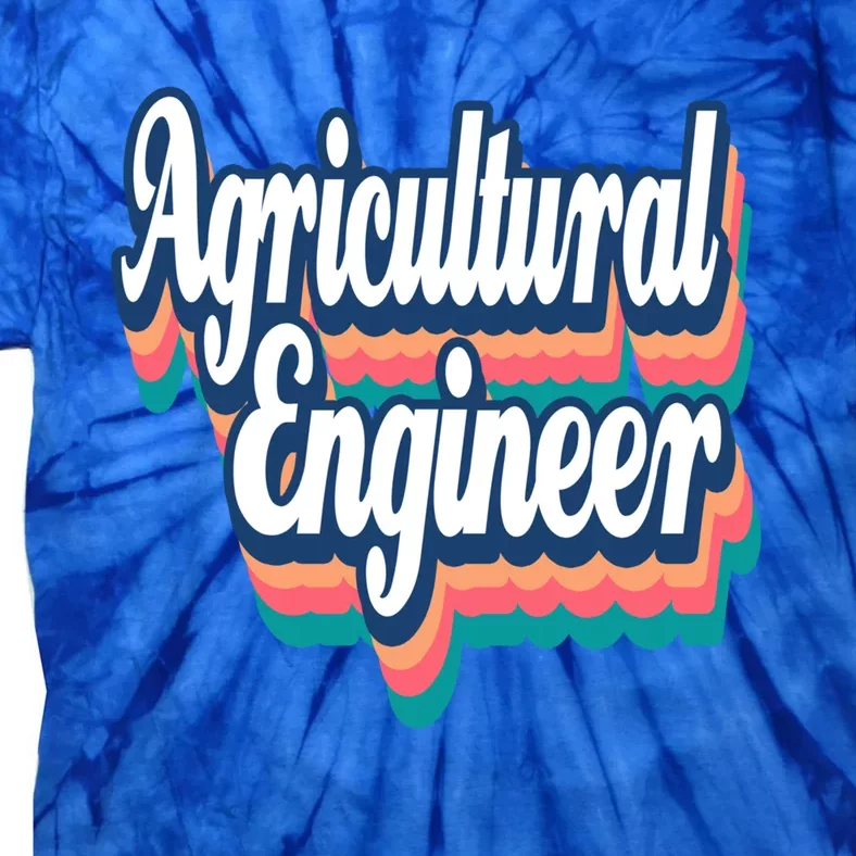 Agricultural Engineer Engineering Major Retro Gift Tie-Dye T-Shirt