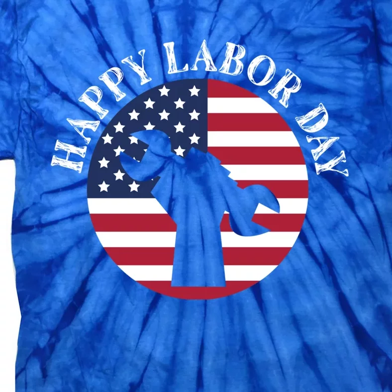 American Employer Employee Workers Labor Day Movet Great Gift Tie-Dye T-Shirt