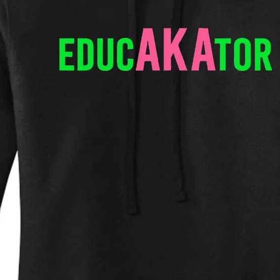 Aka Educator Educators & Teacher Crew School Squad Women's Pullover Hoodie