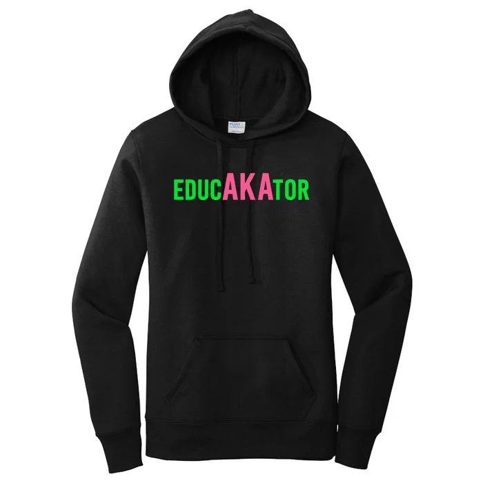 Aka Educator Educators & Teacher Crew School Squad Women's Pullover Hoodie