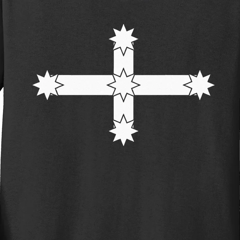 AUSTRALIAN EUREKA FLAG BATTLE OF THE EUREKA STOCKADE Kids Long Sleeve Shirt