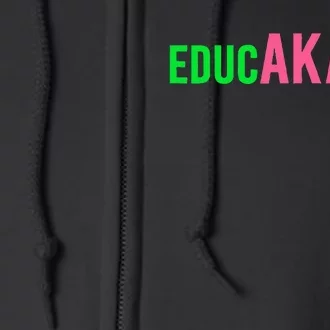 Aka Educator Funny Educators & Teacher Crew School Squad Full Zip Hoodie