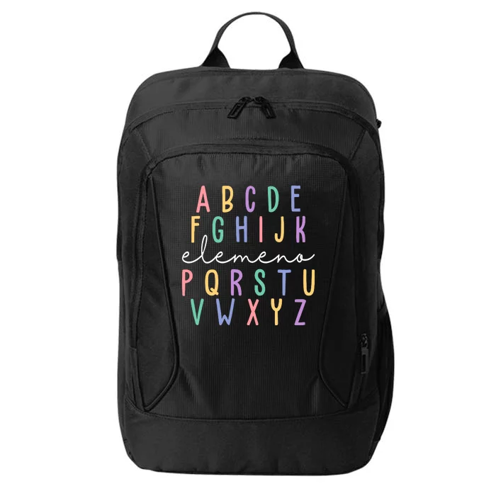 ABC ELEMENO Funny Alphabet City Backpack