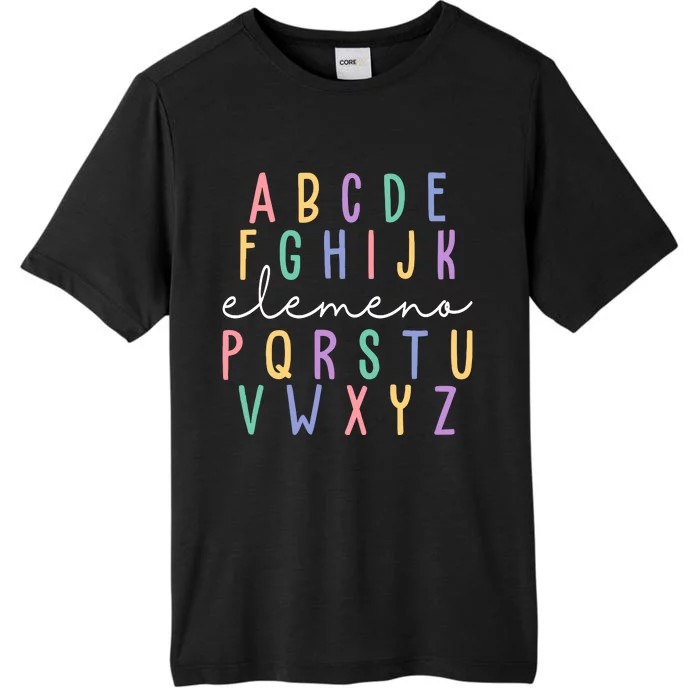 ABC ELEMENO Funny Alphabet ChromaSoft Performance T-Shirt