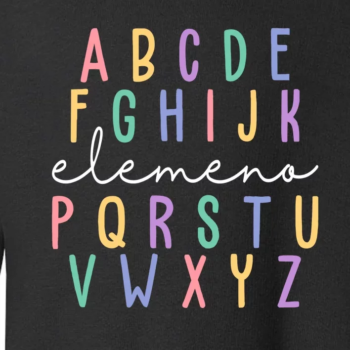 ABC ELEMENO Funny Alphabet Toddler Sweatshirt