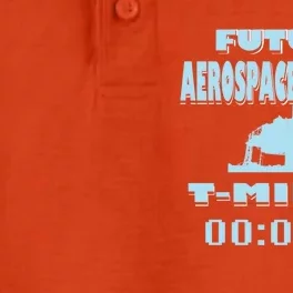 Aerospace Engineer Future Rocket Scientist TMinus Countdown Funny Gift Dry Zone Grid Performance Polo