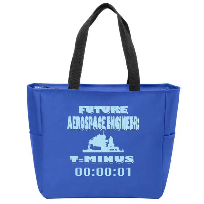 Aerospace Engineer Future Rocket Scientist TMinus Countdown Funny Gift Zip Tote Bag