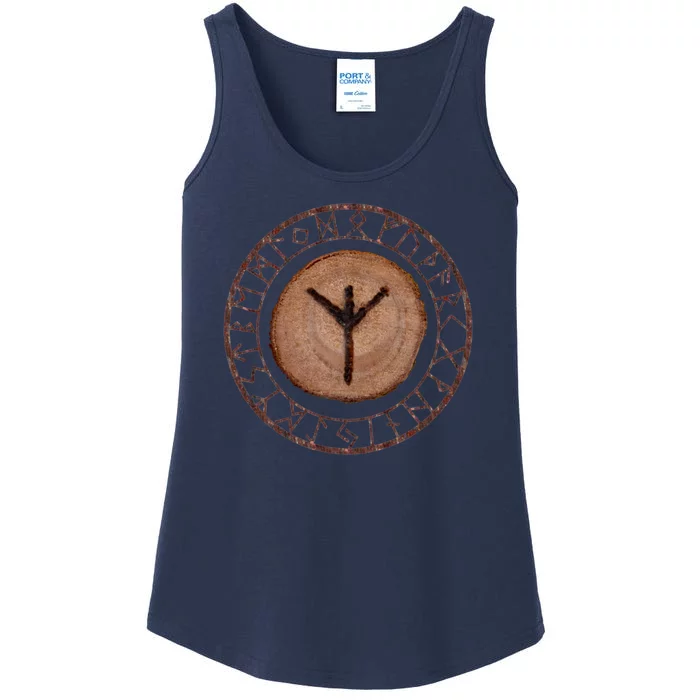 Algiz Elder Futhark Rune Ladies Essential Tank