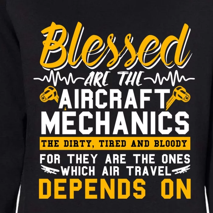 Aircraft Engineer Funny Gift Plane Mechanic Technician Meaningful Gift Womens California Wash Sweatshirt