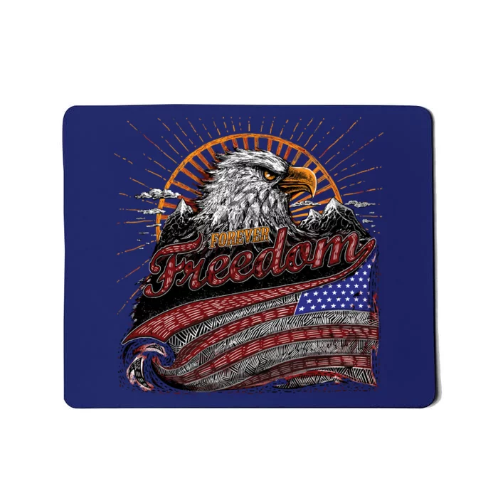 American Eagle Forever Freedom USA Mousepad