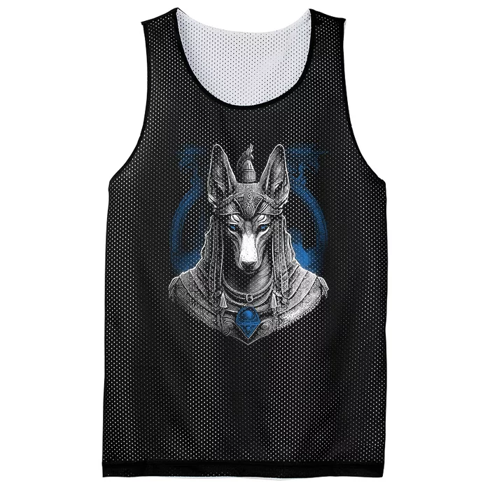 Anubis Egyptian God Realistic Mesh Reversible Basketball Jersey Tank