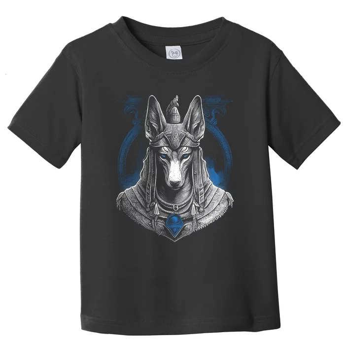 Anubis Egyptian God Realistic Toddler T-Shirt