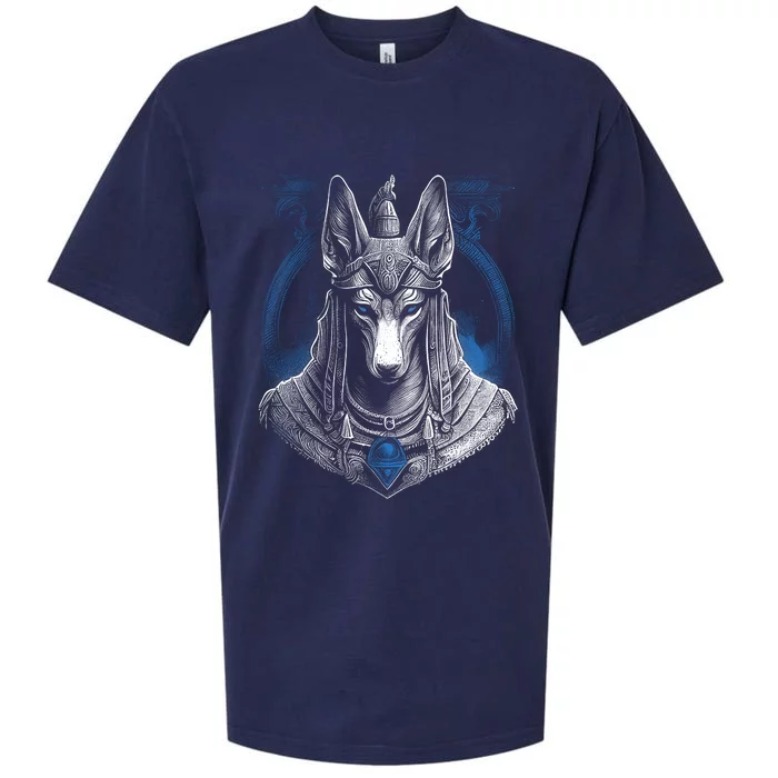 Anubis Egyptian God Realistic Sueded Cloud Jersey T-Shirt