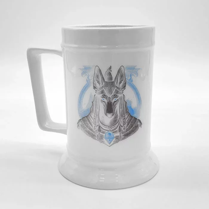 Anubis Egyptian God Realistic Front & Back Beer Stein