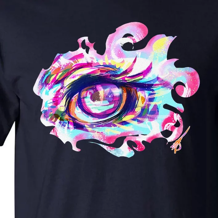 Anime Eye Girl Eyes Anime Fan Gift Tall T-Shirt