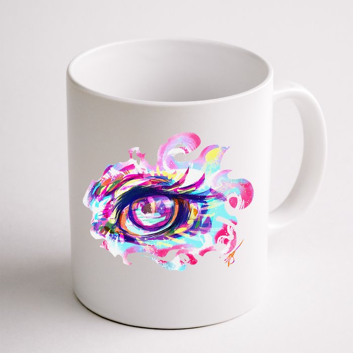 Anime Eye Girl Eyes Anime Fan Gift Front & Back Coffee Mug