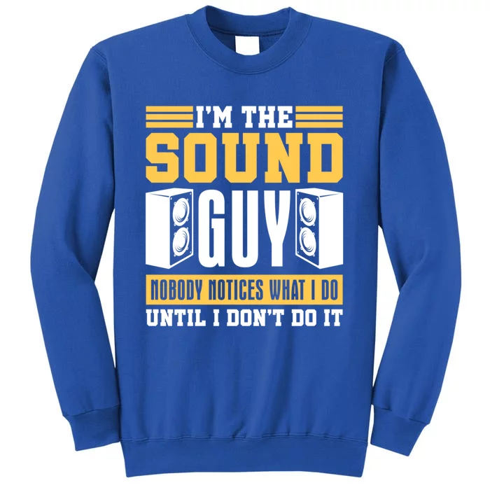 Audio Engineer Gift Music Producer Sound Speaker Engineer Gift Tall Sweatshirt