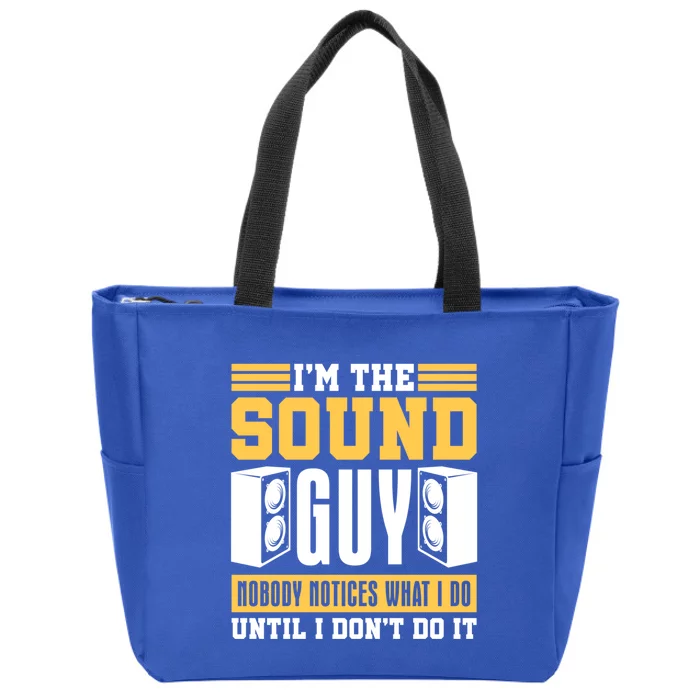 Audio Engineer Gift Music Producer Sound Speaker Engineer Gift Zip Tote Bag