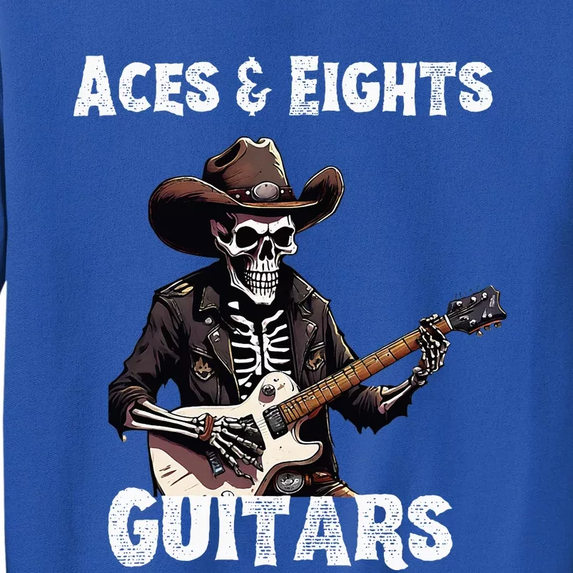 Aces & Eights Guitars Strum With Swagger Tall Sweatshirt