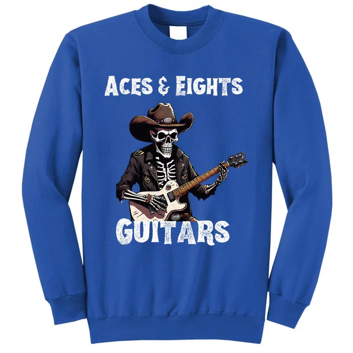 Aces & Eights Guitars Strum With Swagger Tall Sweatshirt