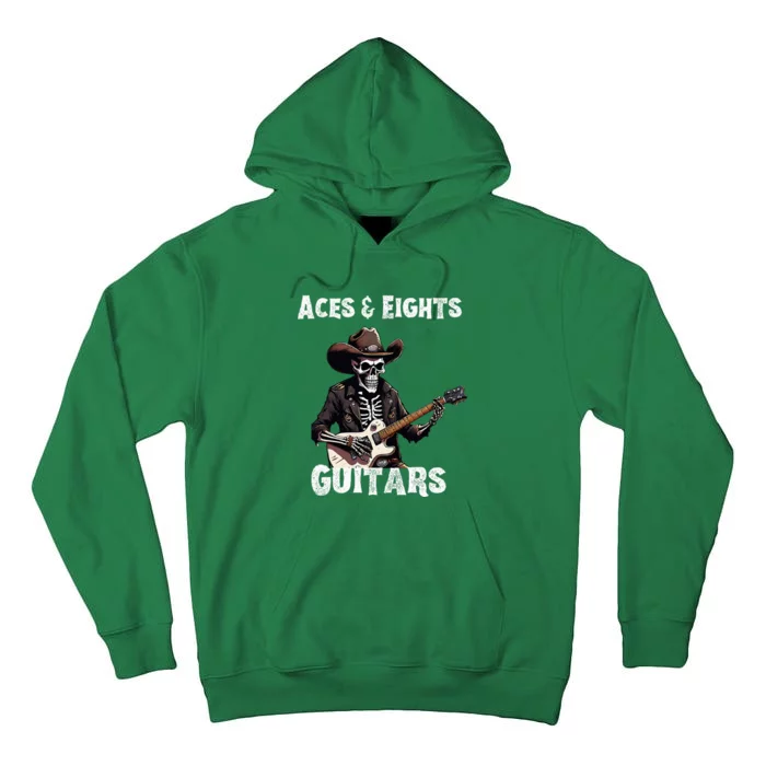 Aces & Eights Guitars Strum With Swagger Tall Hoodie