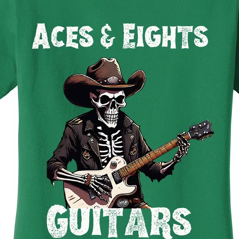 Aces & Eights Guitars Strum With Swagger Women's T-Shirt