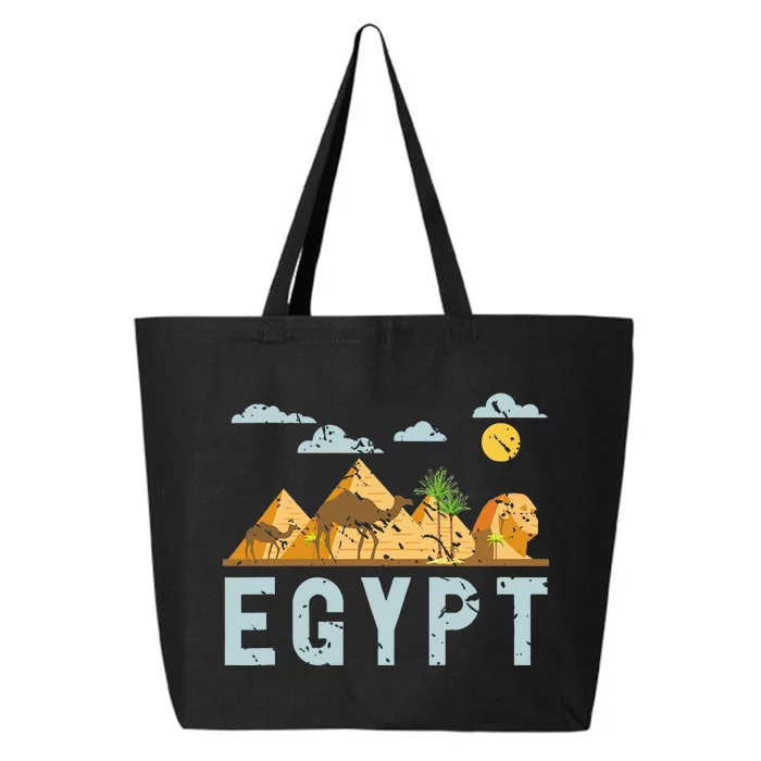 Africa Egyptian Hieroglyphics Cairo Egypt 25L Jumbo Tote