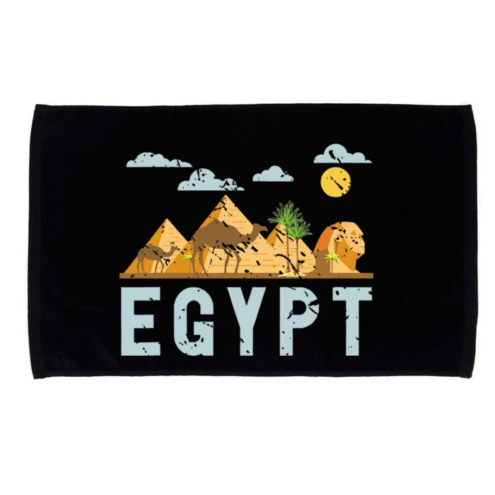 Africa Egyptian Hieroglyphics Cairo Egypt Microfiber Hand Towel