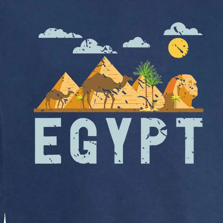 Africa Egyptian Hieroglyphics Cairo Egypt Garment-Dyed Sweatshirt