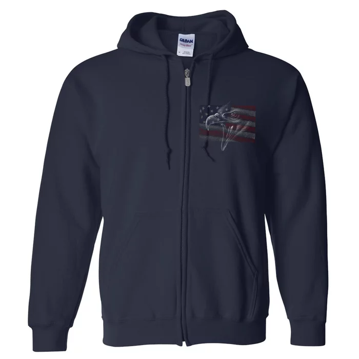 American Eagle Illustration Art Full Zip Hoodie