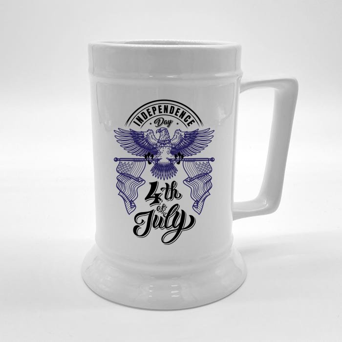 American Eagle Independence Day Celebration Front & Back Beer Stein