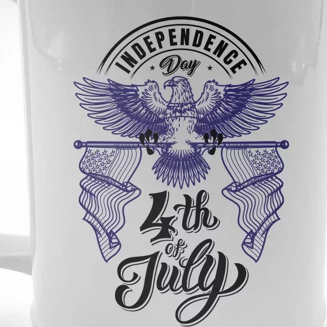 American Eagle Independence Day Celebration Front & Back Beer Stein